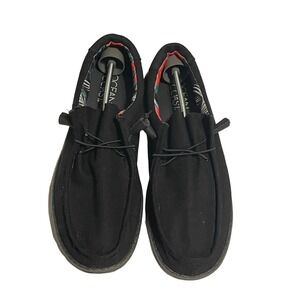 Ocean & Coast Coasters Men's Size 10 Slip On Casual Shoes Black Fast Shipping